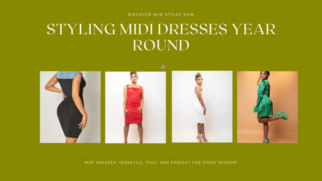 How To Style a Midi Dress for Every Season? - Fly VSJ, Women's Clothing and Fashion Accessories