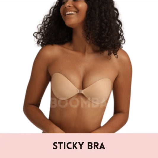 woman wearing BOOMBA Sticky Bra