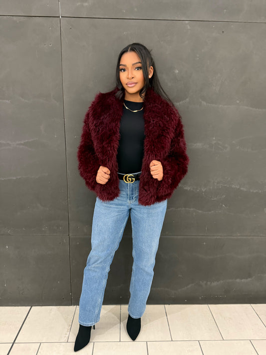 Luxe Allure Faux Fur Jacket