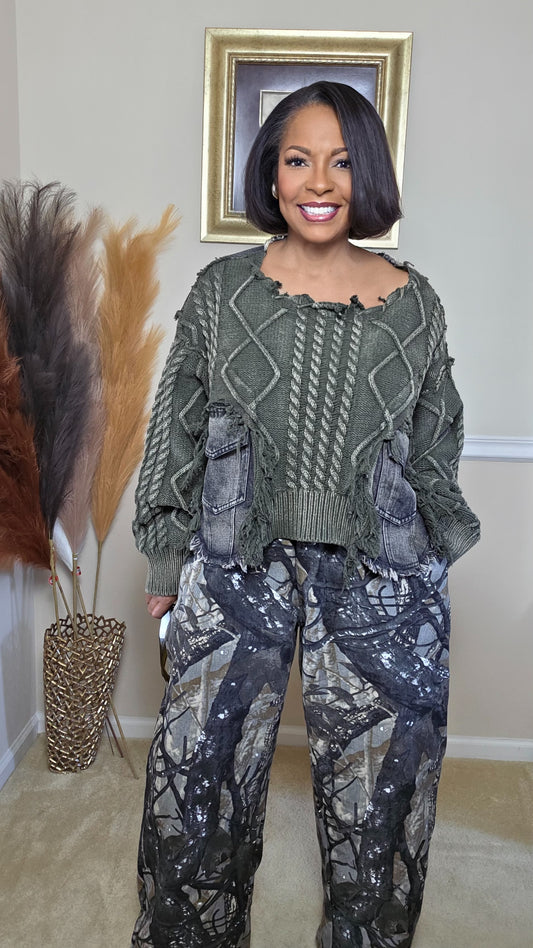 Frayed Theory Sweater