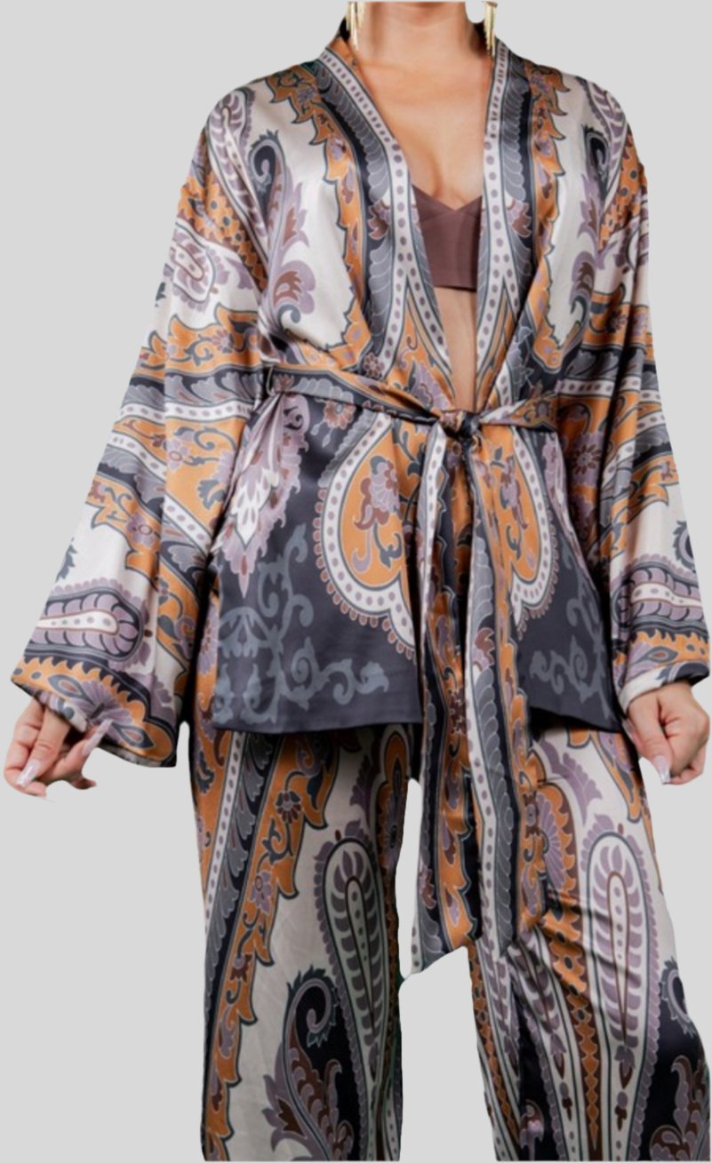 Autumn Kimona Pants Set - Fly VSJ, Women's Clothing and Fashion Accessories