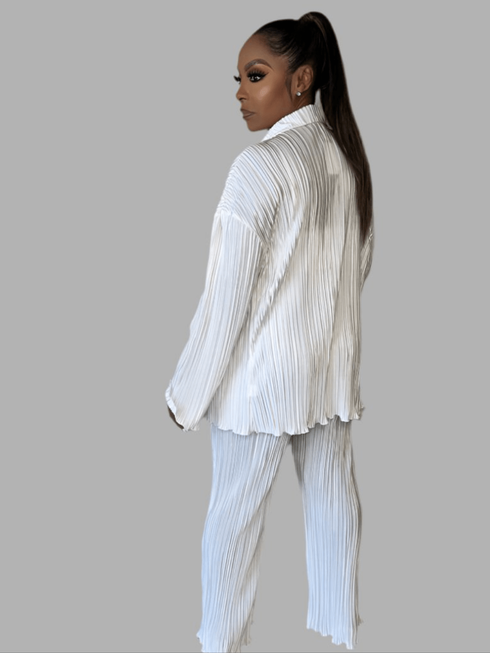 Carmen Pleated Set - Fly VSJ, Women's Clothing and Fashion Accessories