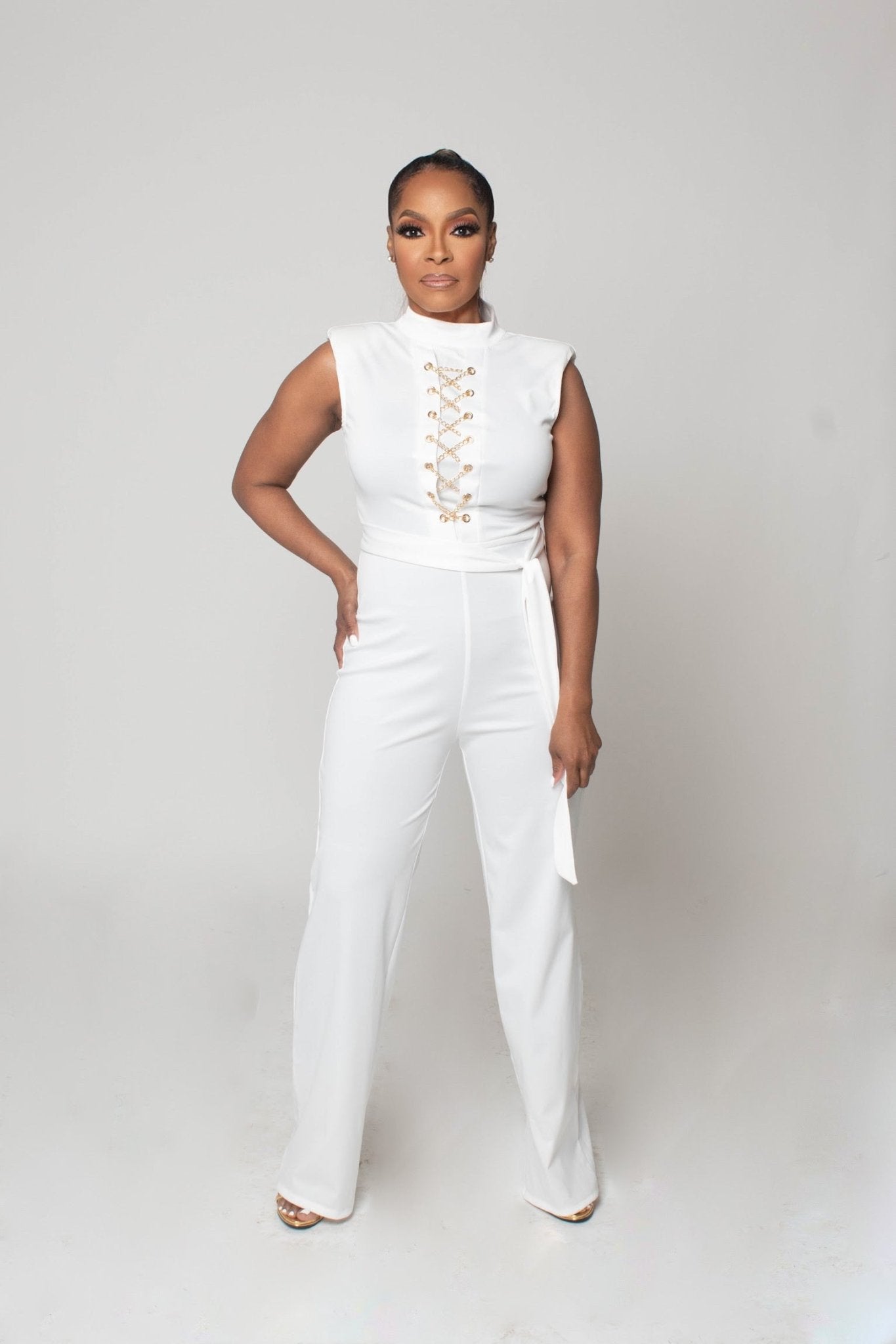 Chain Reaction Jumpsuit (Final Sale) - Fly VSJ, Women's Clothing and Fashion Accessories