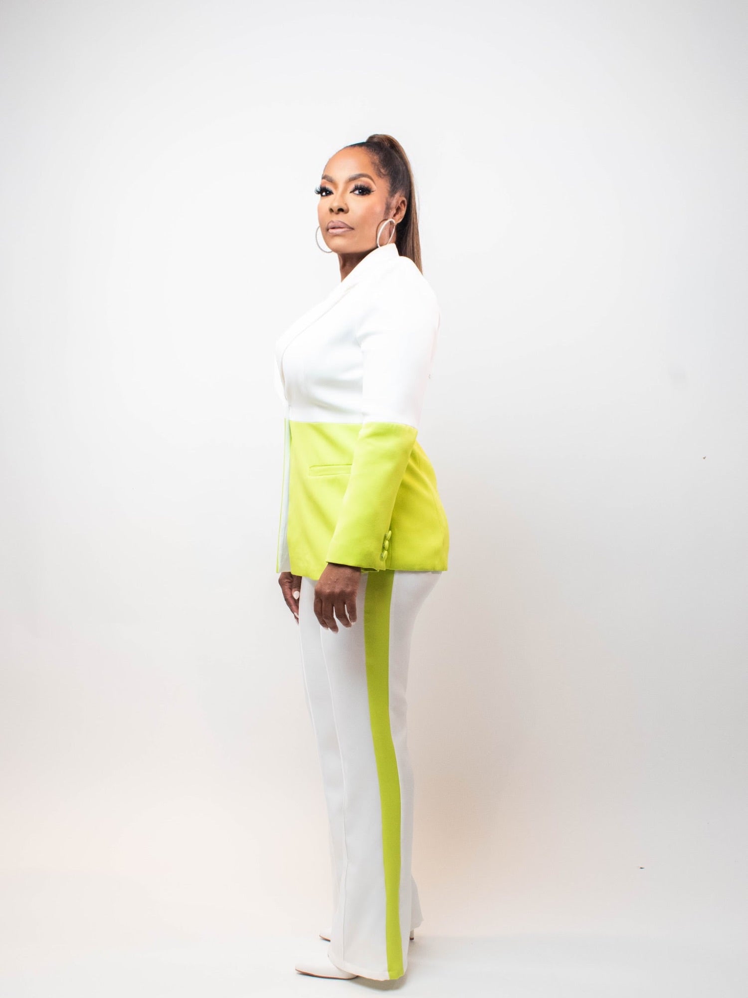 Color Block Suit - Fly VSJ, Women's Clothing and Fashion Accessories