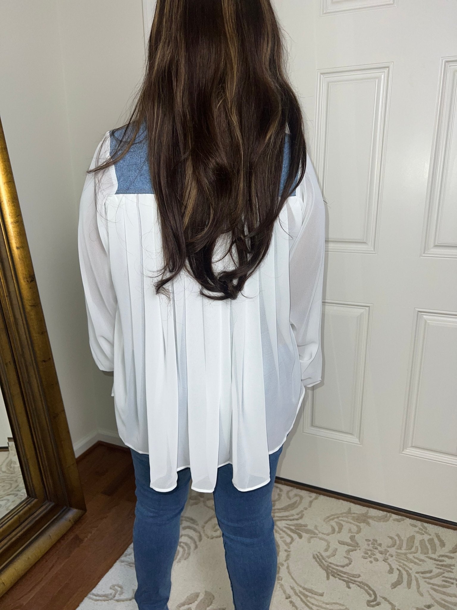 Denim Breeze Blouse - Fly VSJ, Women's Clothing and Fashion Accessories