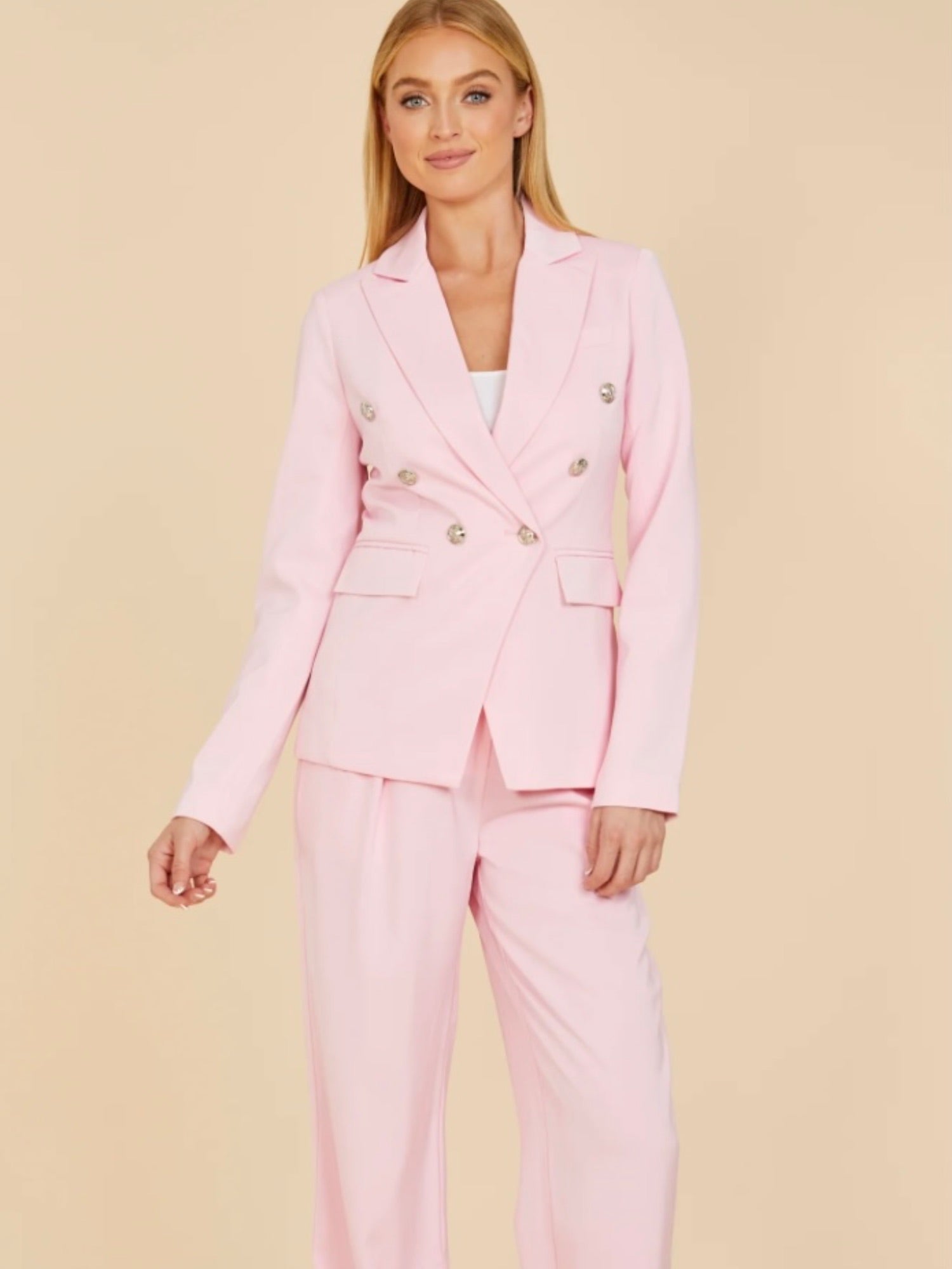 Double Breasted Blazer - Fly VSJ, Women's Clothing and Fashion Accessories