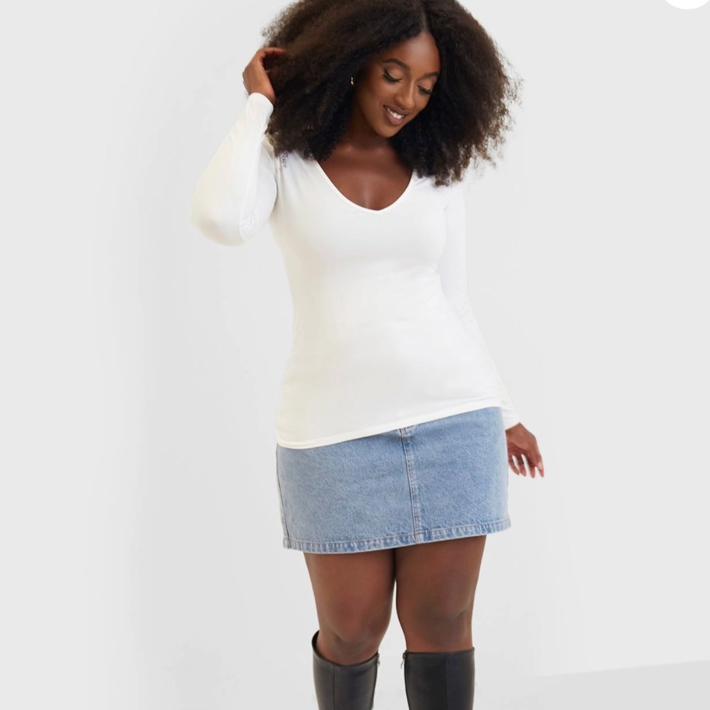 Essential V Neck Top - Fly VSJ, Women's Clothing and Fashion Accessories