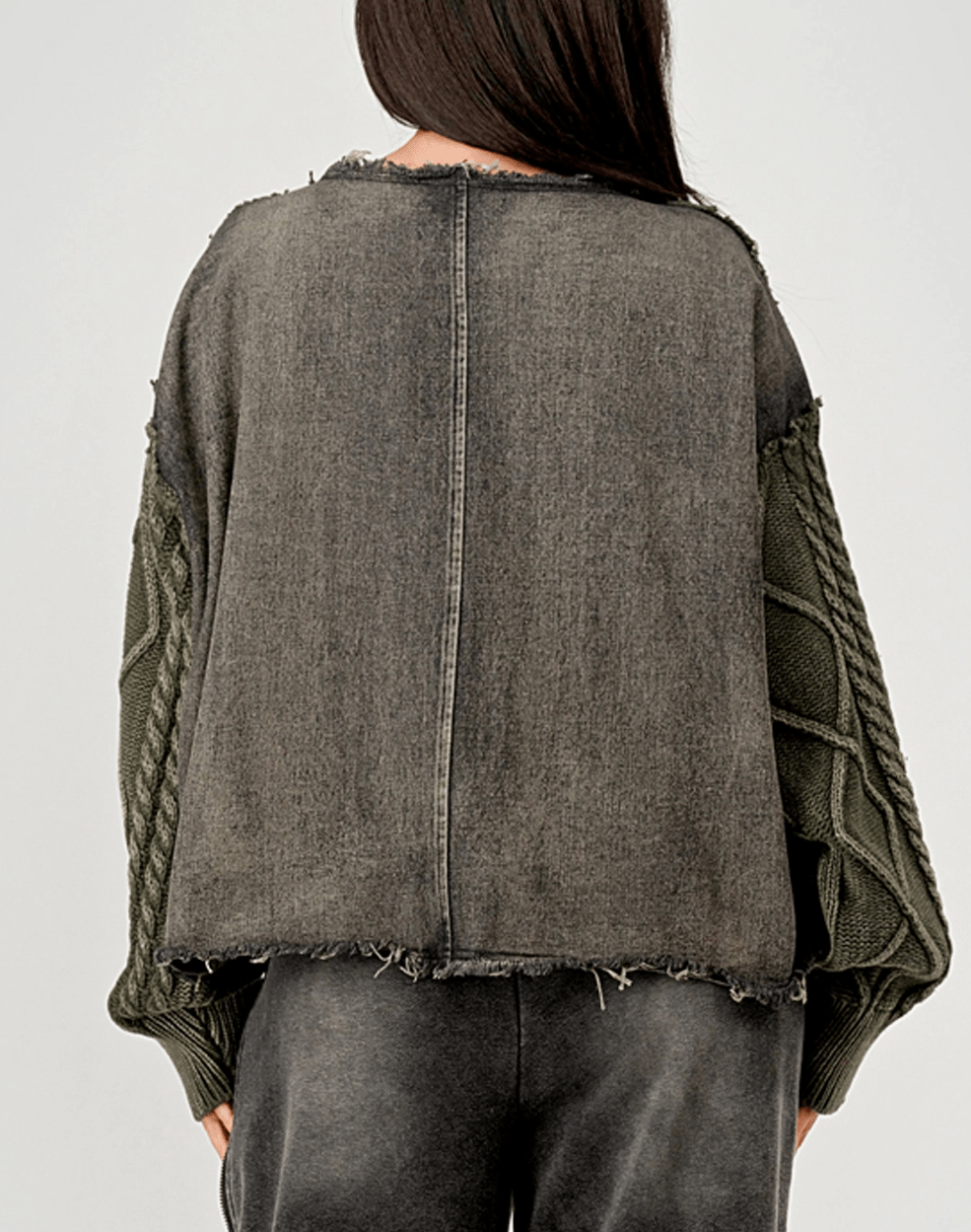 Frayed Theory Sweater - Fly VSJ, Women's Clothing and Fashion Accessories