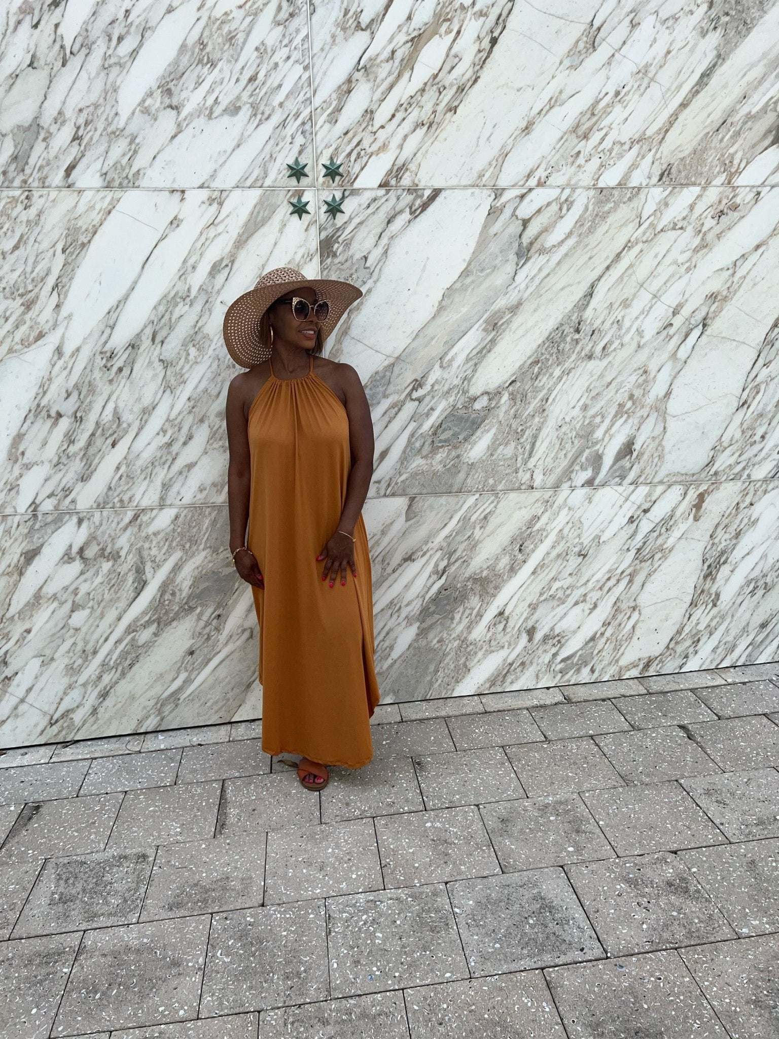 Halter Back Maxi Dress - Fly VSJ, Women's Clothing and Fashion Accessories