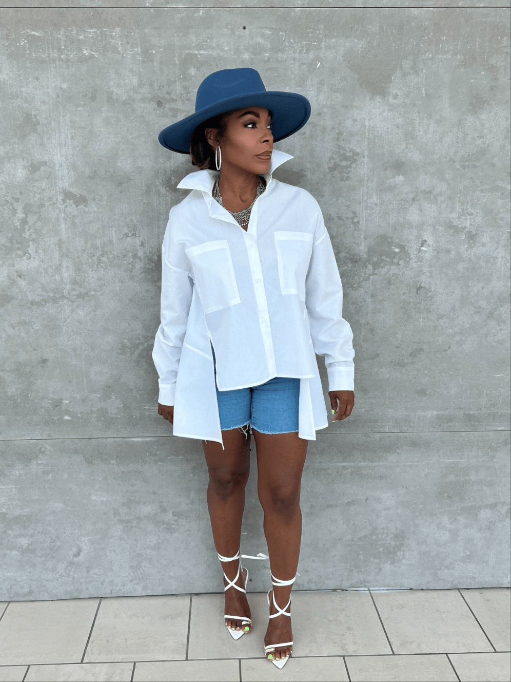 Hi - Lo Oversized Top - Fly VSJ, Women's Clothing and Fashion Accessories