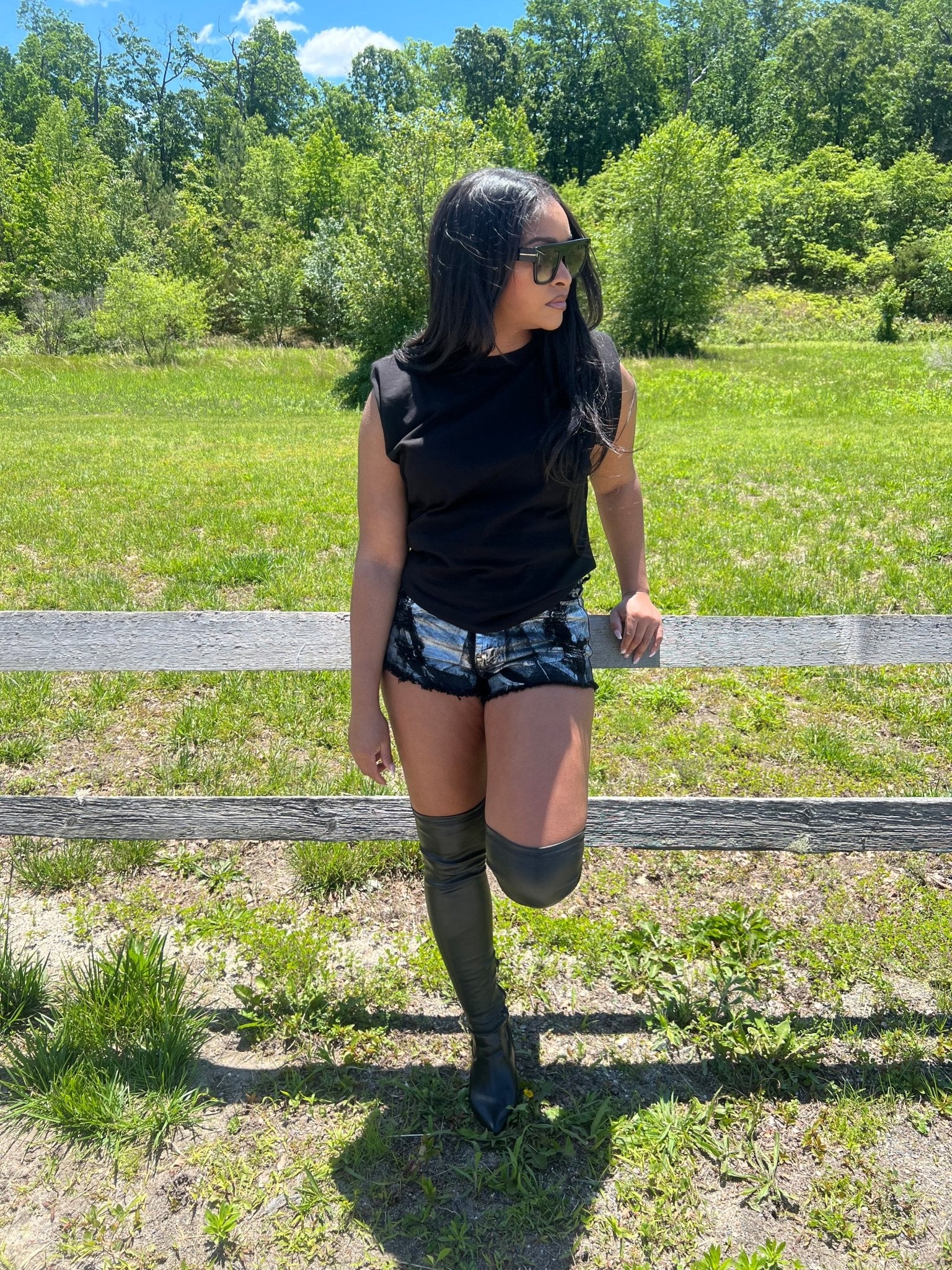 Joy Metallic Shorts - Fly VSJ, Women's Clothing and Fashion Accessories