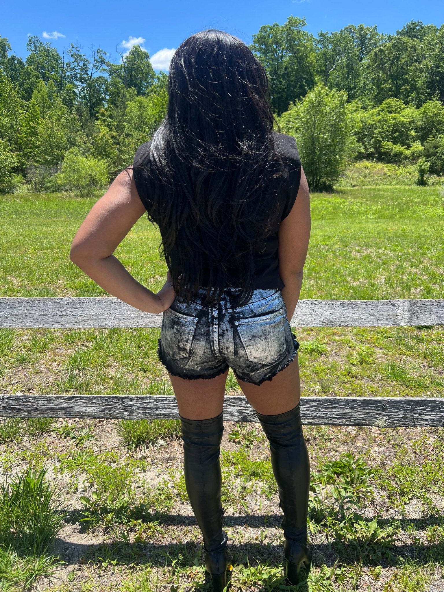 Joy Metallic Shorts - Fly VSJ, Women's Clothing and Fashion Accessories