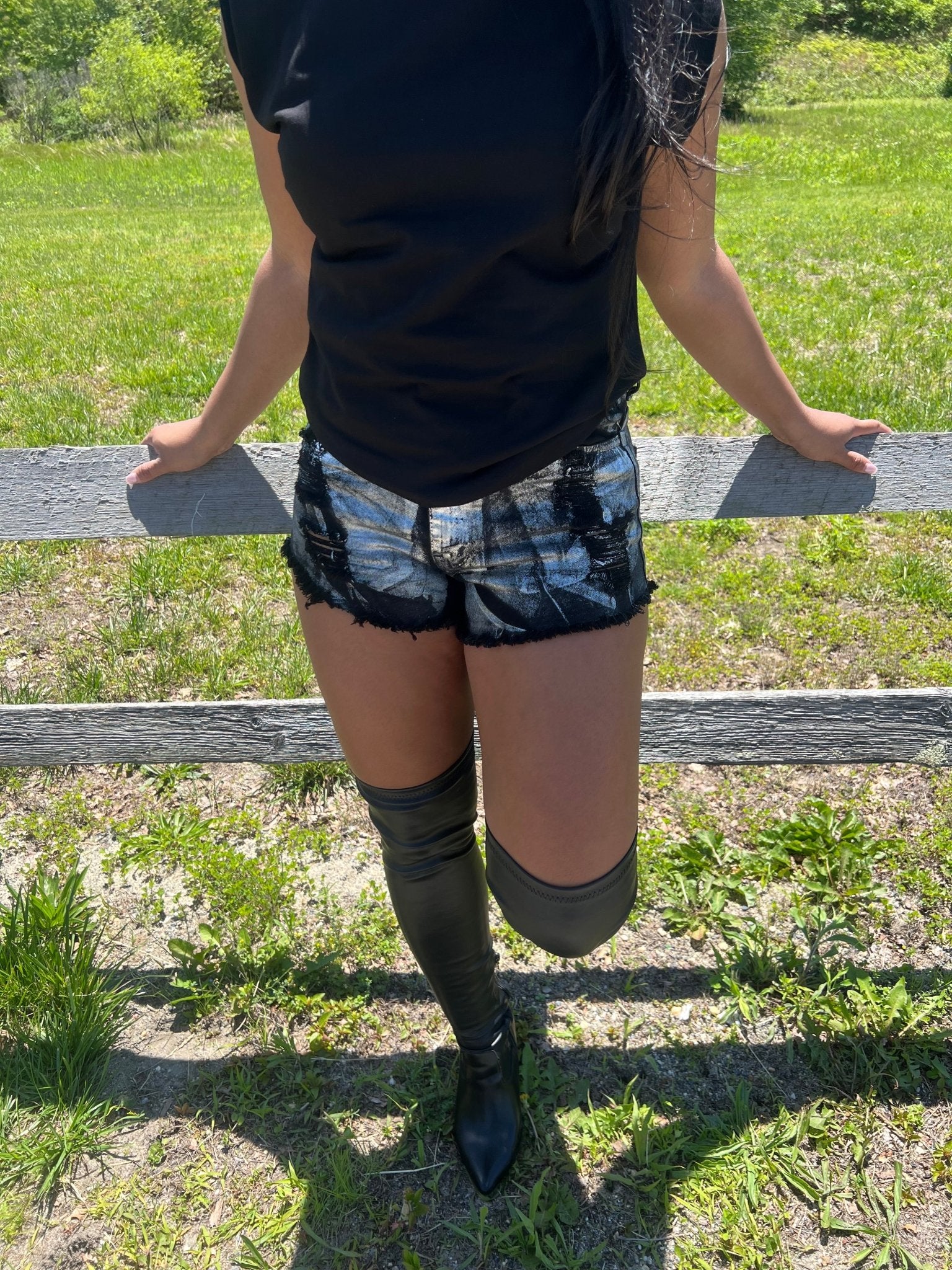 Joy Metallic Shorts - Fly VSJ, Women's Clothing and Fashion Accessories