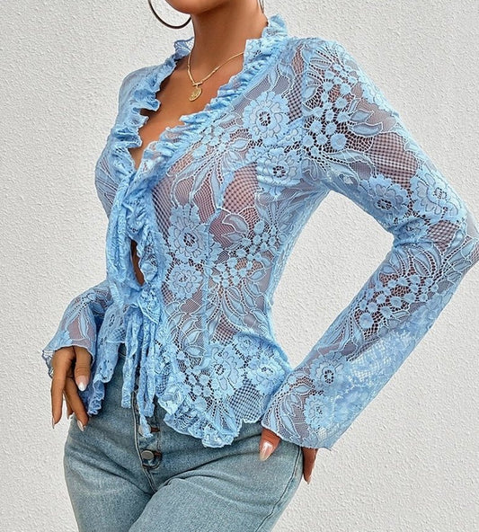 Lace Top - Fly VSJ, Women's Clothing and Fashion Accessories