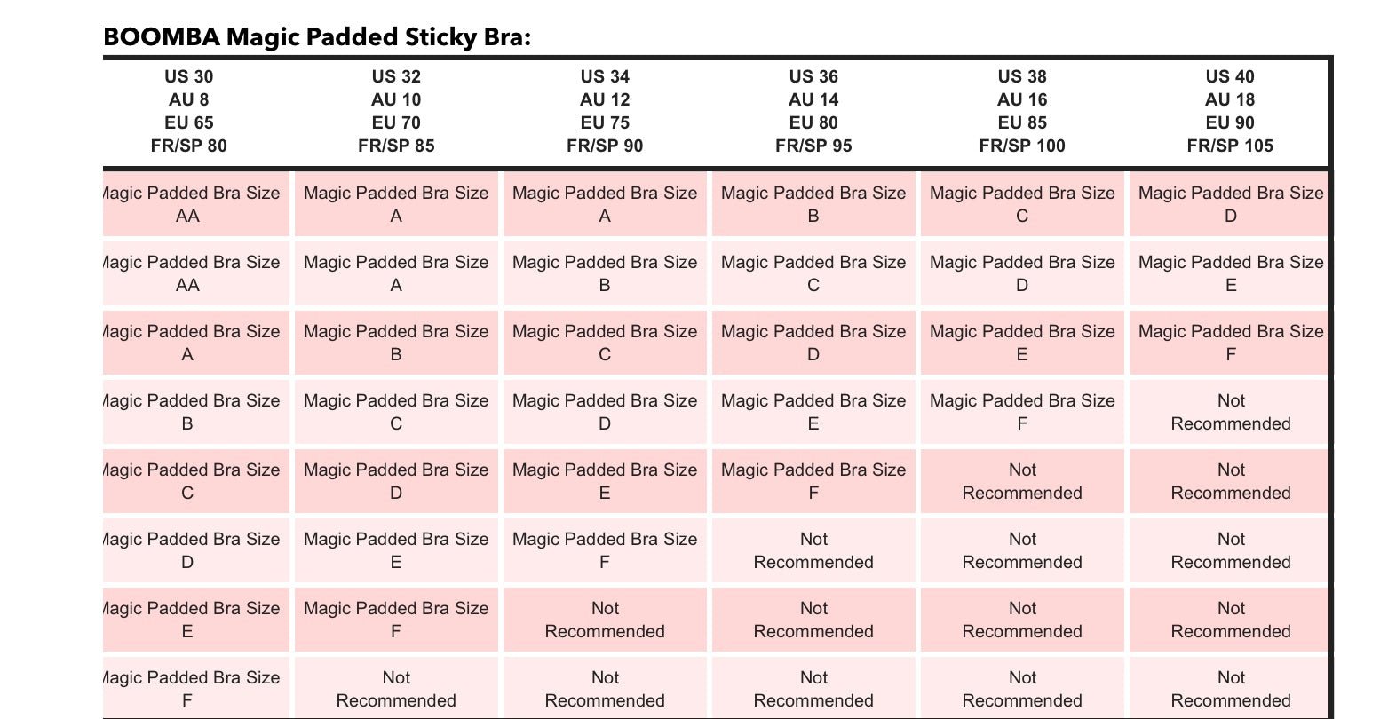 Magic Padded Sticky Bra - Fly VSJ, Women's Clothing and Fashion Accessories