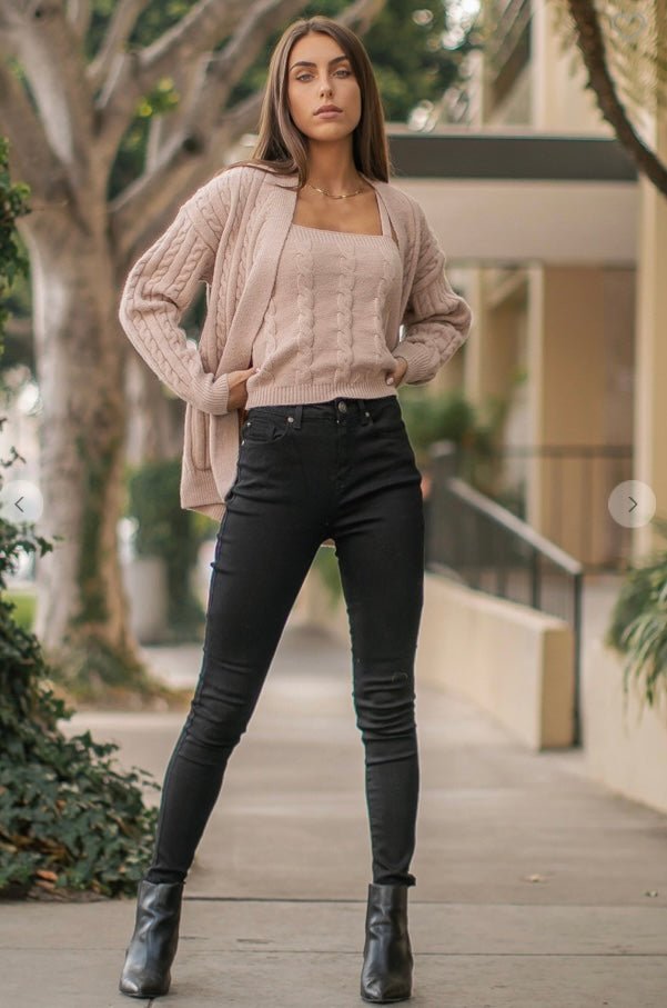 Maya Two Piece Cardigan Set - Fly VSJ, Women's Clothing and Fashion Accessories