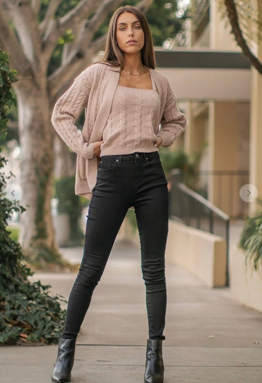 Maya Two Piece Cardigan Set - Fly VSJ, Women's Clothing and Fashion Accessories