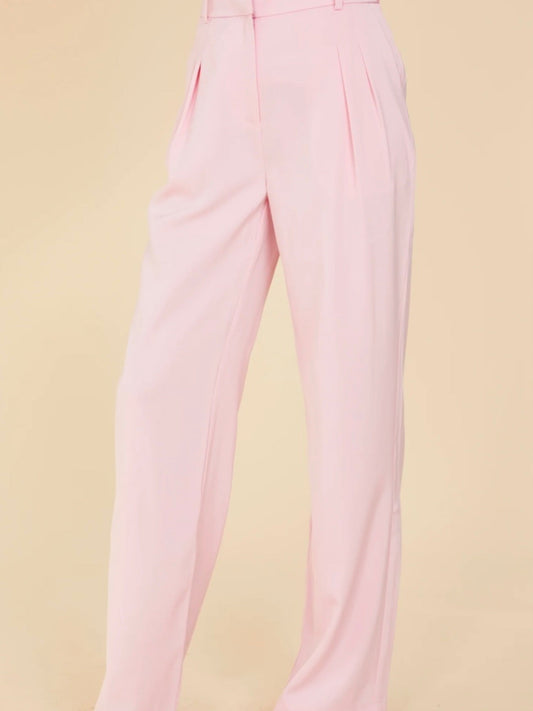 Pleated Wide Leg Pant - Fly VSJ, Women's Clothing and Fashion Accessories