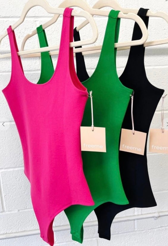 Ponte Basic Bodysuit - Fly VSJ, Women's Clothing and Fashion Accessories