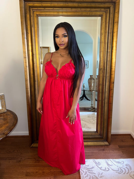 Romantica Cotton Maxi Dress - Fly VSJ, Women's Clothing and Fashion Accessories