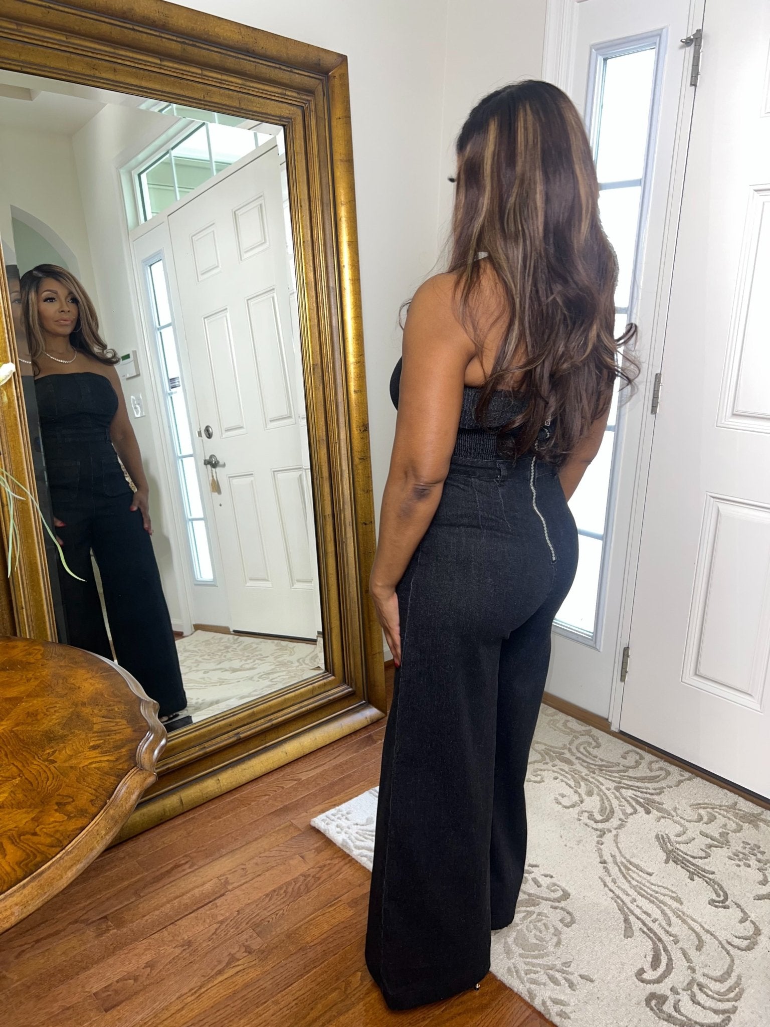 Sasha Bustier Denim Jumpsuit - Fly VSJ, Women's Clothing and Fashion Accessories