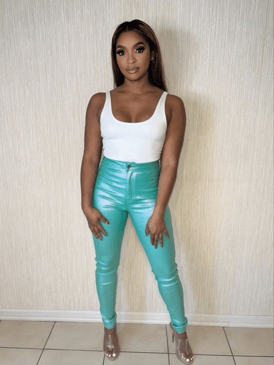 Shelly Iridescent High Rise Jeans (Final Sale) - Fly VSJ, Women's Clothing and Fashion Accessories