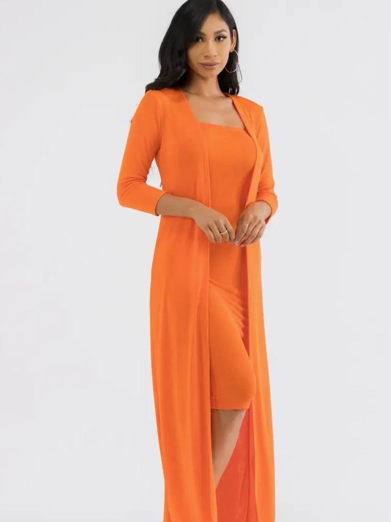 Shenna Cardigan Dress Set (Final Sale) Shenna Cardigan Dress Set (Final Sale)