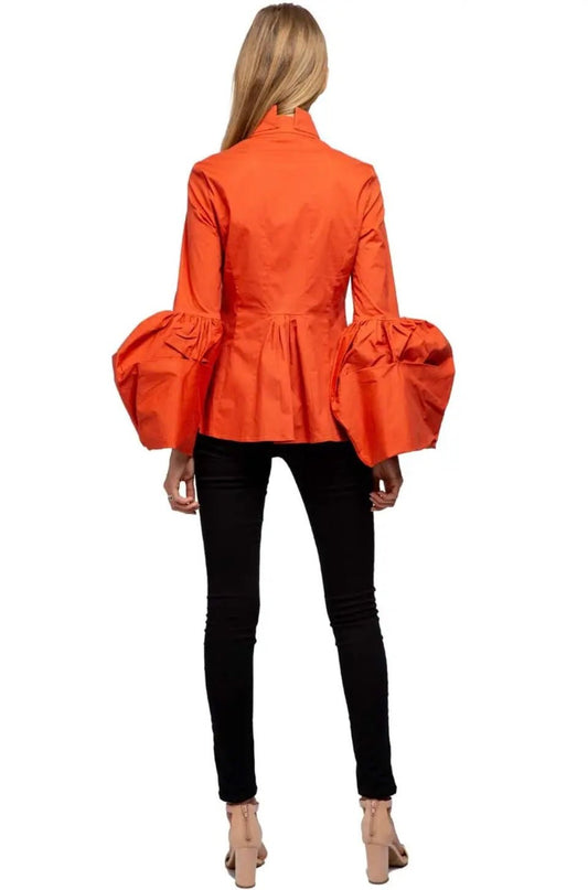 Sophie Bishop Sleeve Top - Fly VSJ, Women's Clothing and Fashion Accessories