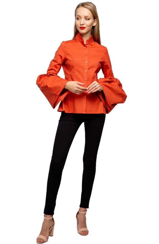 Sophie Bishop Sleeve Top - Fly VSJ, Women's Clothing and Fashion Accessories