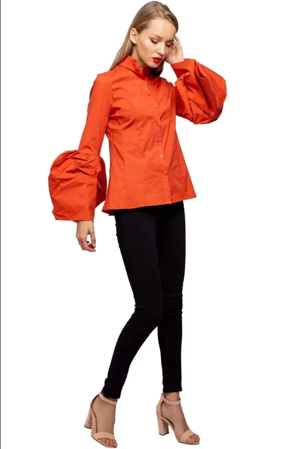 Sophie Bishop Sleeve Top - Fly VSJ, Women's Clothing and Fashion Accessories