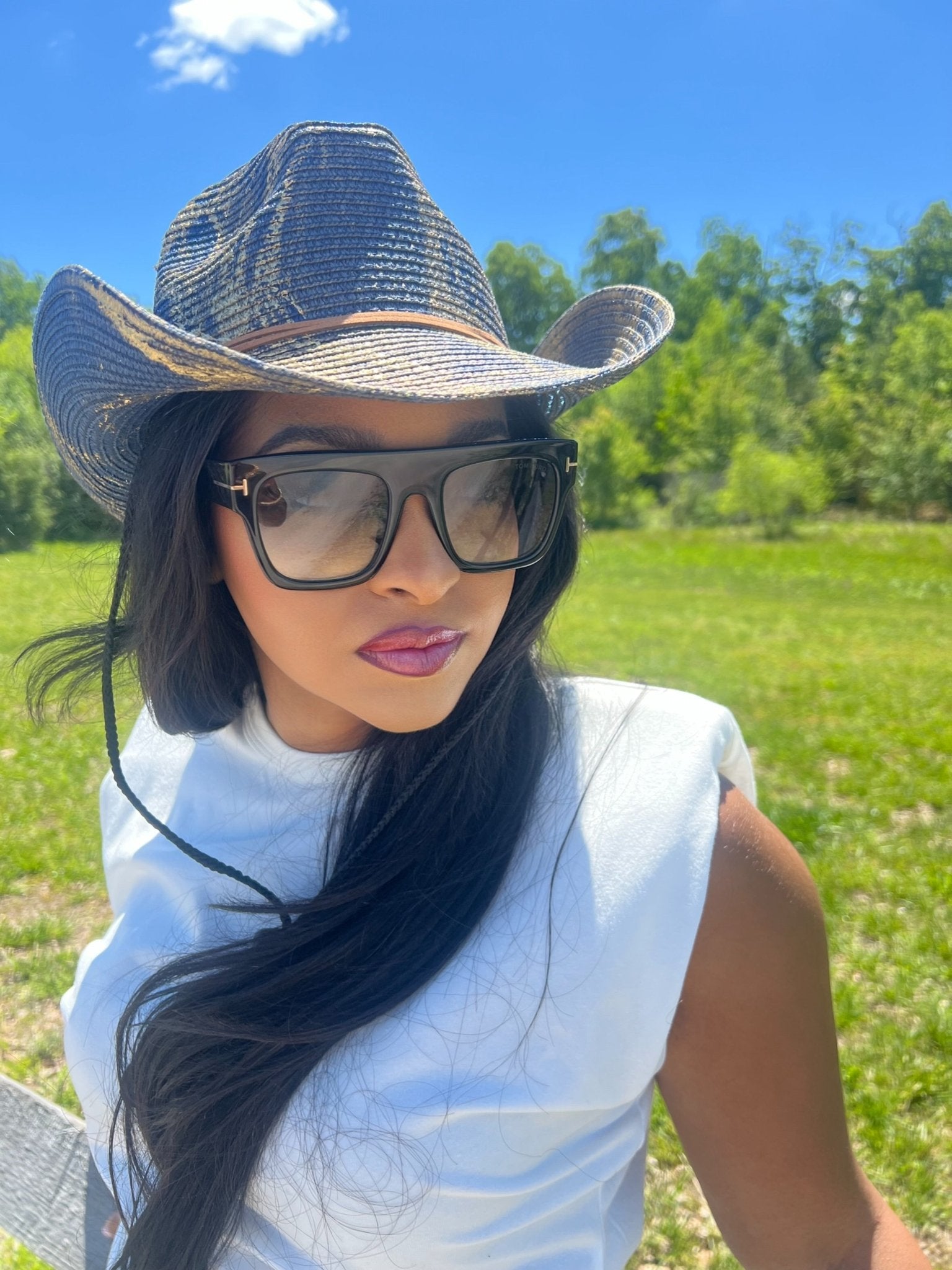 Summer Marbled Cowgirl Hat - Fly VSJ, Women's Clothing and Fashion Accessories