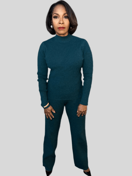 Taylor Knit Pants Set - Fly VSJ, Women's Clothing and Fashion Accessories