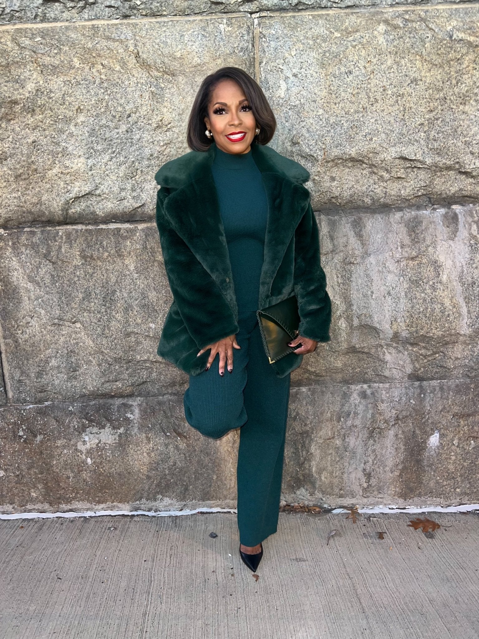 Vienna Faux Fur Coat - Fly VSJ, Women's Clothing and Fashion Accessories