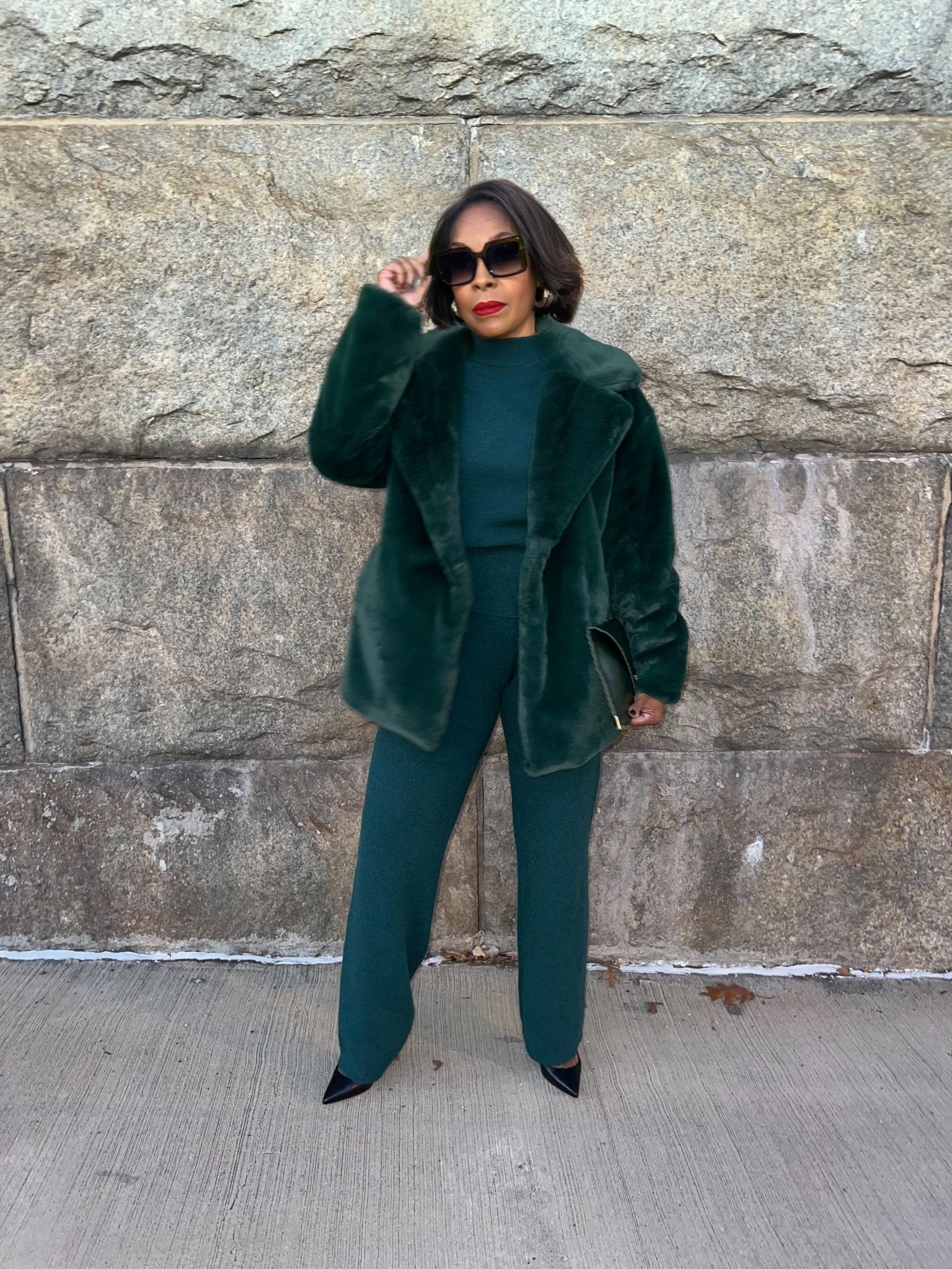 Vienna Faux Fur Coat - Fly VSJ, Women's Clothing and Fashion Accessories