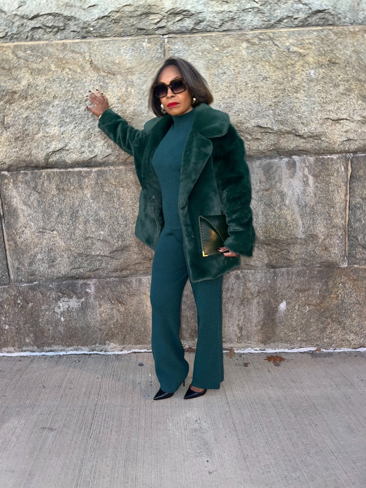 Vienna Faux Fur Coat - Fly VSJ, Women's Clothing and Fashion Accessories