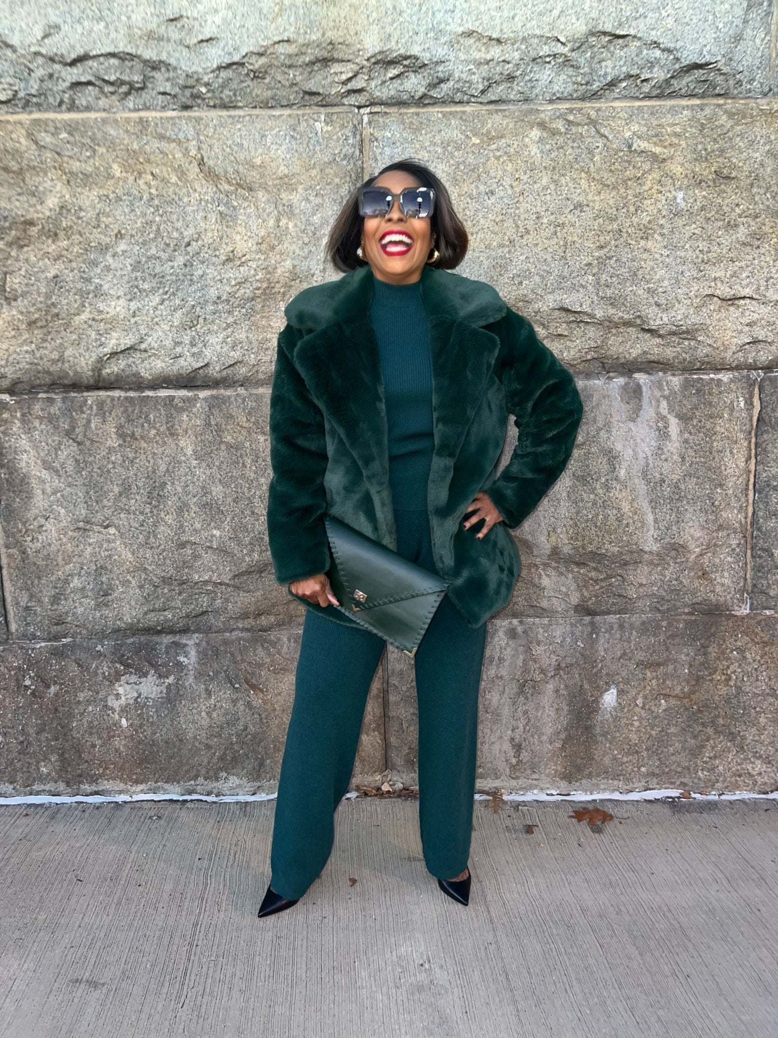 Vienna Faux Fur Coat - Fly VSJ, Women's Clothing and Fashion Accessories