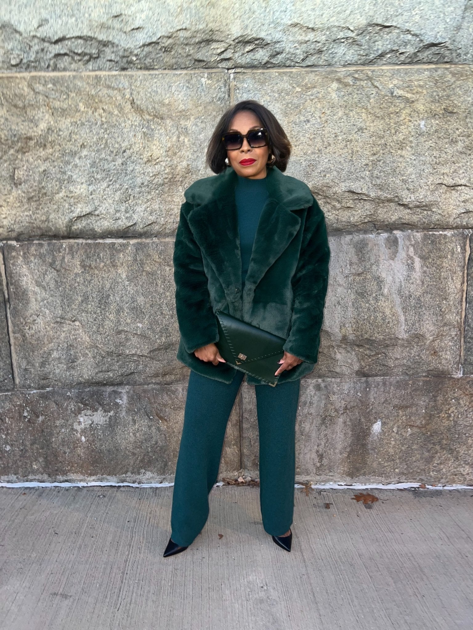 Vienna Faux Fur Coat - Fly VSJ, Women's Clothing and Fashion Accessories
