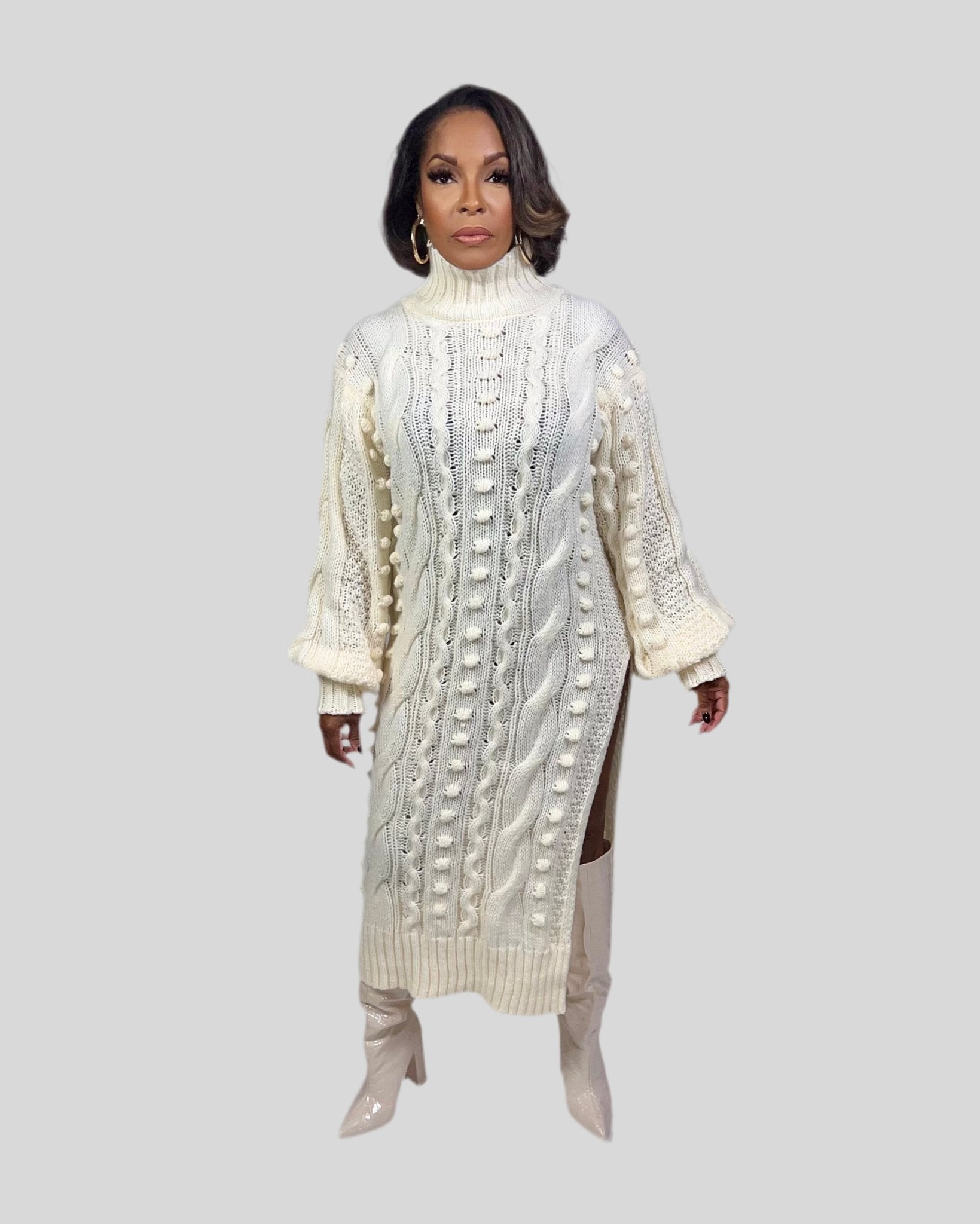 Winter Knit Dress - Fly VSJ, Women's Clothing and Fashion Accessories