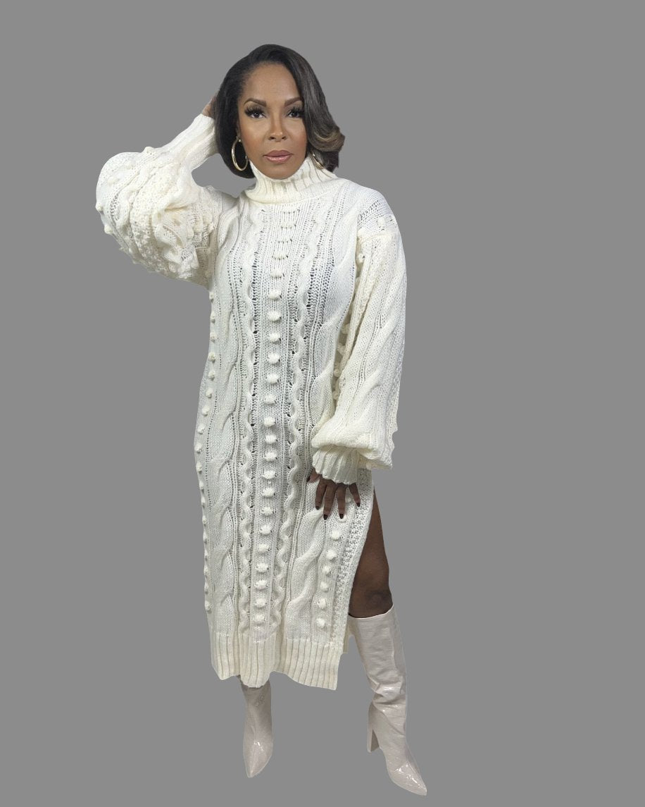 Winter Sweater Dress - Fly VSJ, Women's Clothing and Fashion Accessories