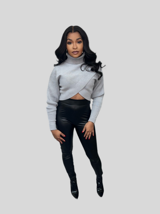 Dani TurtleNeck Crop Sweater