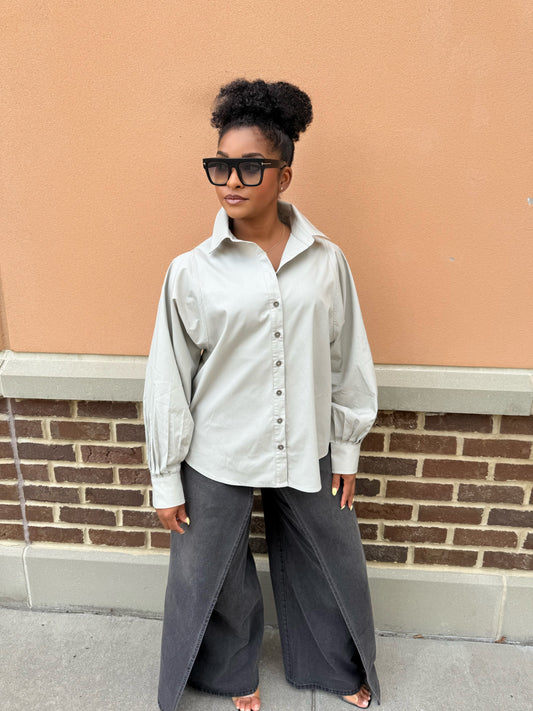 Carlie Balloon Sleeve Top