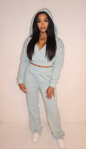 Cropped Hoodie Sweatsuit