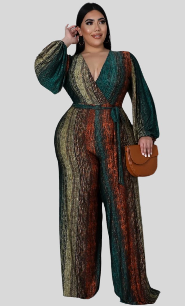 Ally Curvy Jumpsuit - Fly VSJ, Women's Clothing and Fashion Accessories