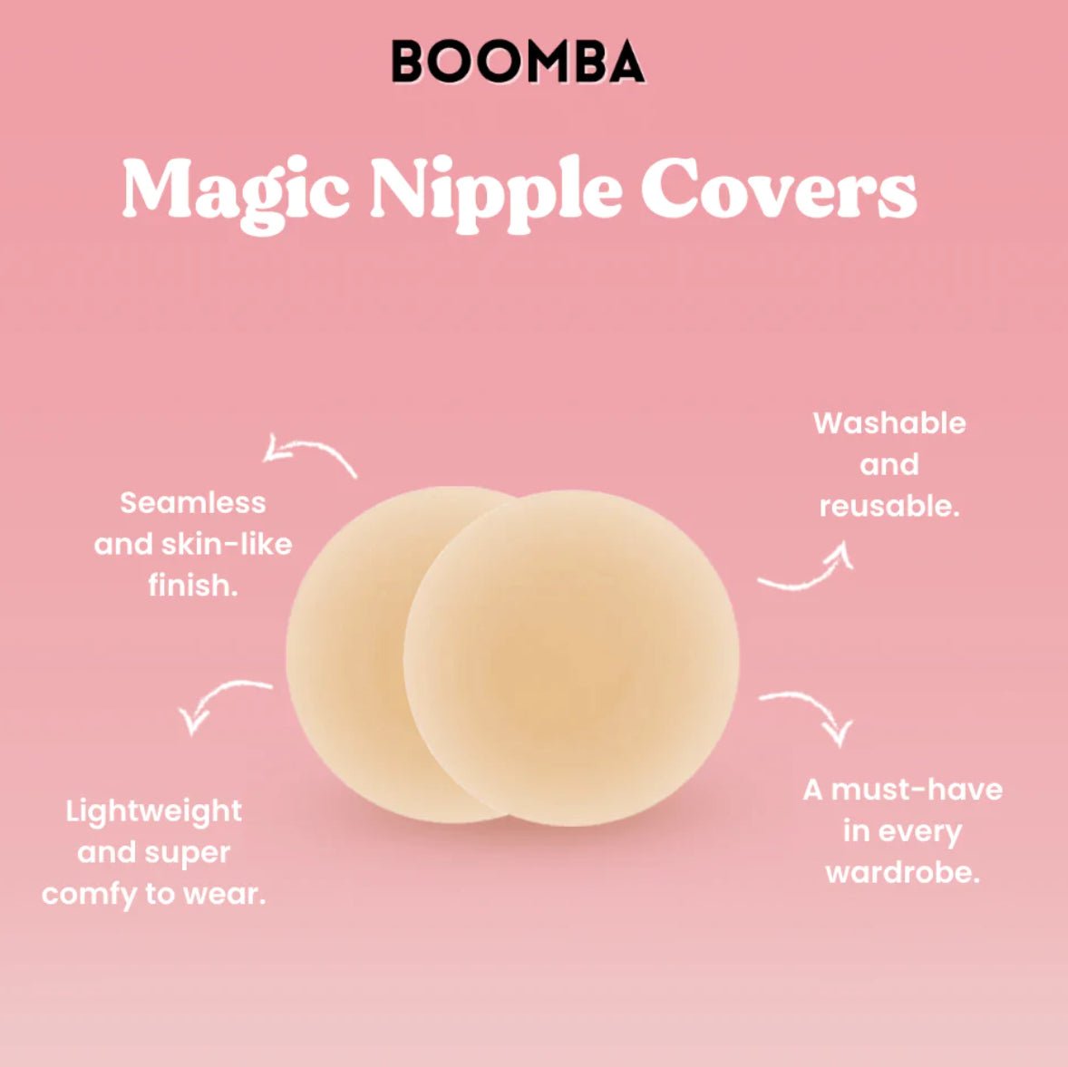 Boomba Magic Nipple Covers - Fly VSJ, Women's Clothing and Fashion Accessories