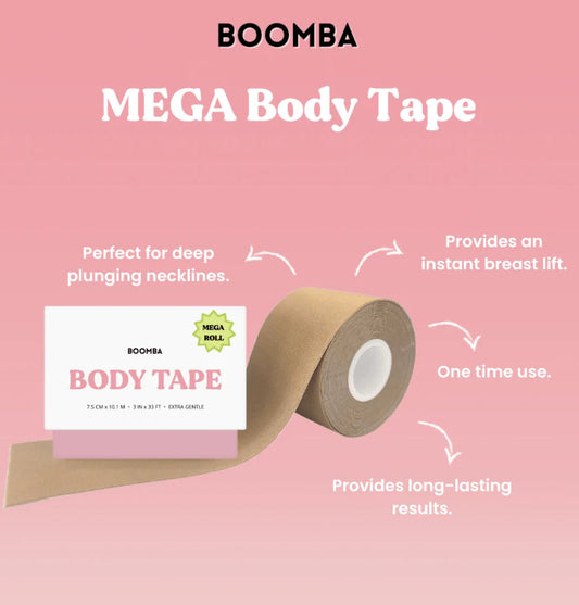 Boomba Mega Roll Body Tape - Fly VSJ, Women's Clothing and Fashion Accessories