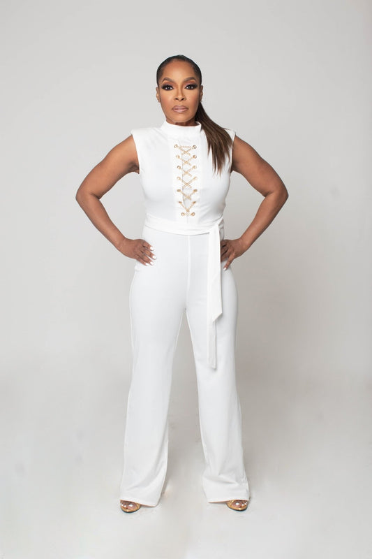 Chain Reaction Jumpsuit (Final Sale) - Fly VSJ, Women's Clothing and Fashion Accessories