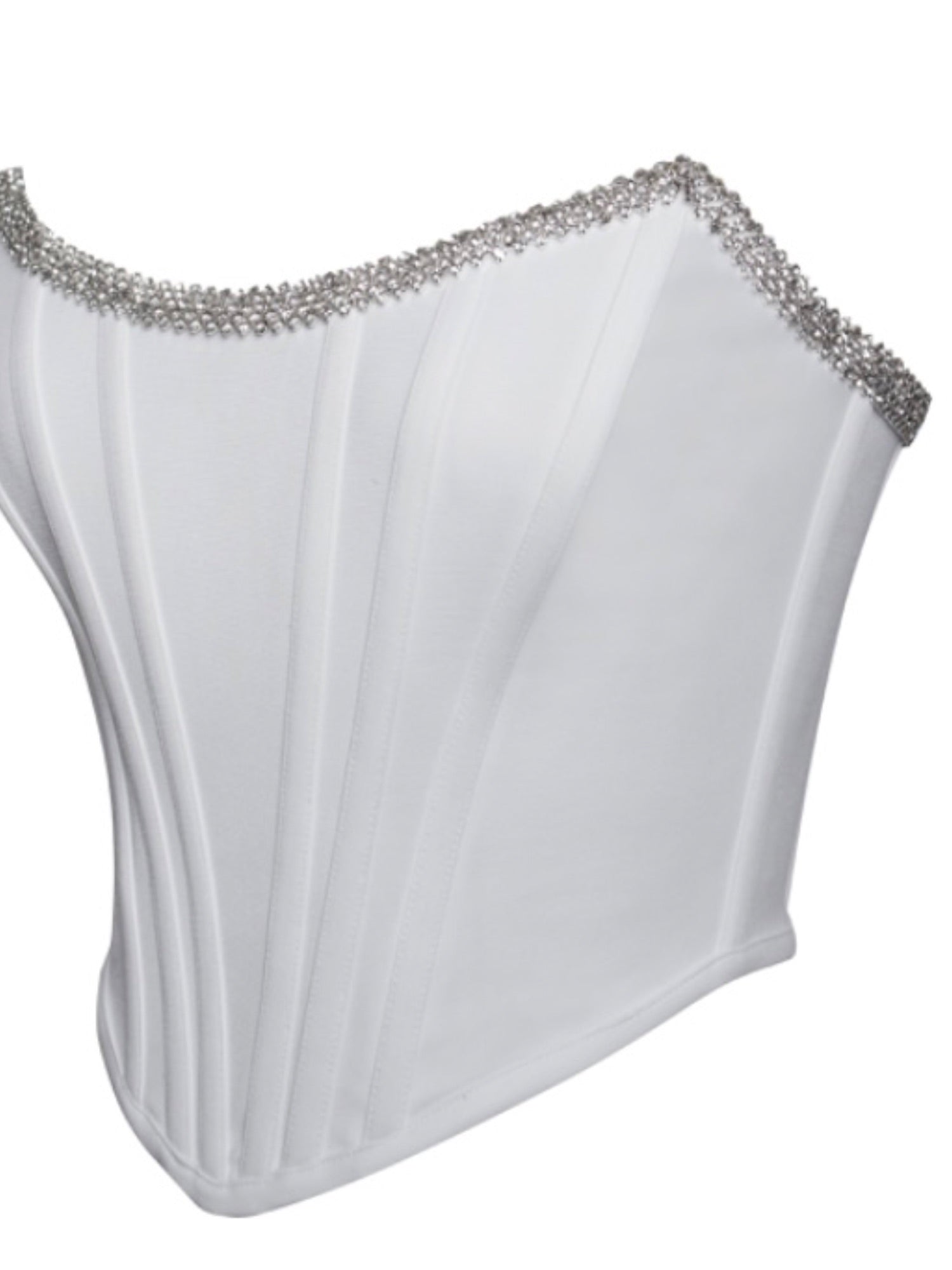 Corset Top with Crystal Trim - Fly VSJ, Women's Clothing and Fashion Accessories