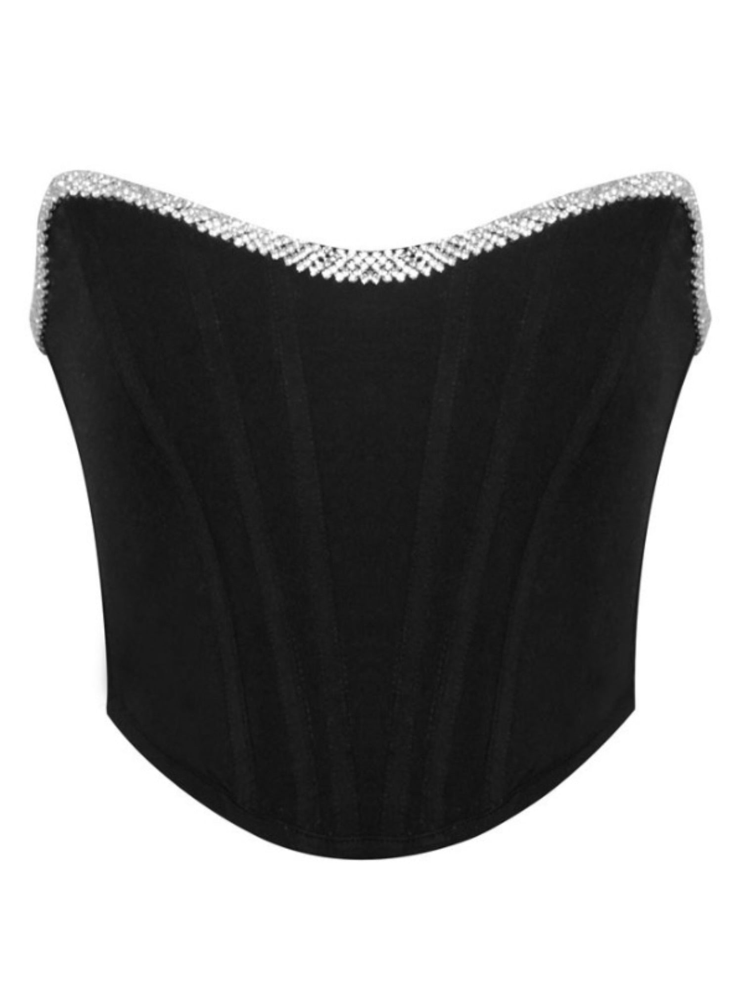 Corset Top with Crystal Trim - Fly VSJ, Women's Clothing and Fashion Accessories