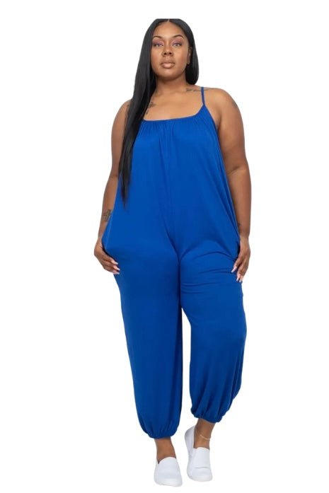 Curvy Around Town Jogger Jumpsuit (Final Sale) - Fly VSJ, Women's Clothing and Fashion Accessories