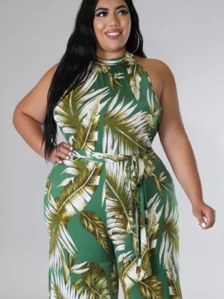 Curvy Vacay Jumpsuit (Final Sale) - Fly VSJ, Women's Clothing and Fashion Accessories